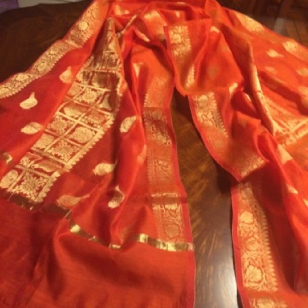 COPY - Gorgeous Banarasi Style Dupatta/Scarf/Wrap/Stole-New